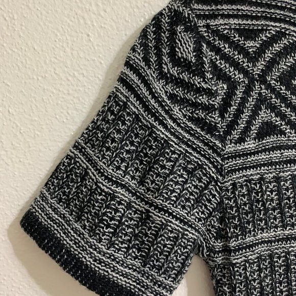 (T205) Ethereal by 🐦 Women's Sz Small Sweater Dress Black & White, Really Cute - Picture 3 of 13